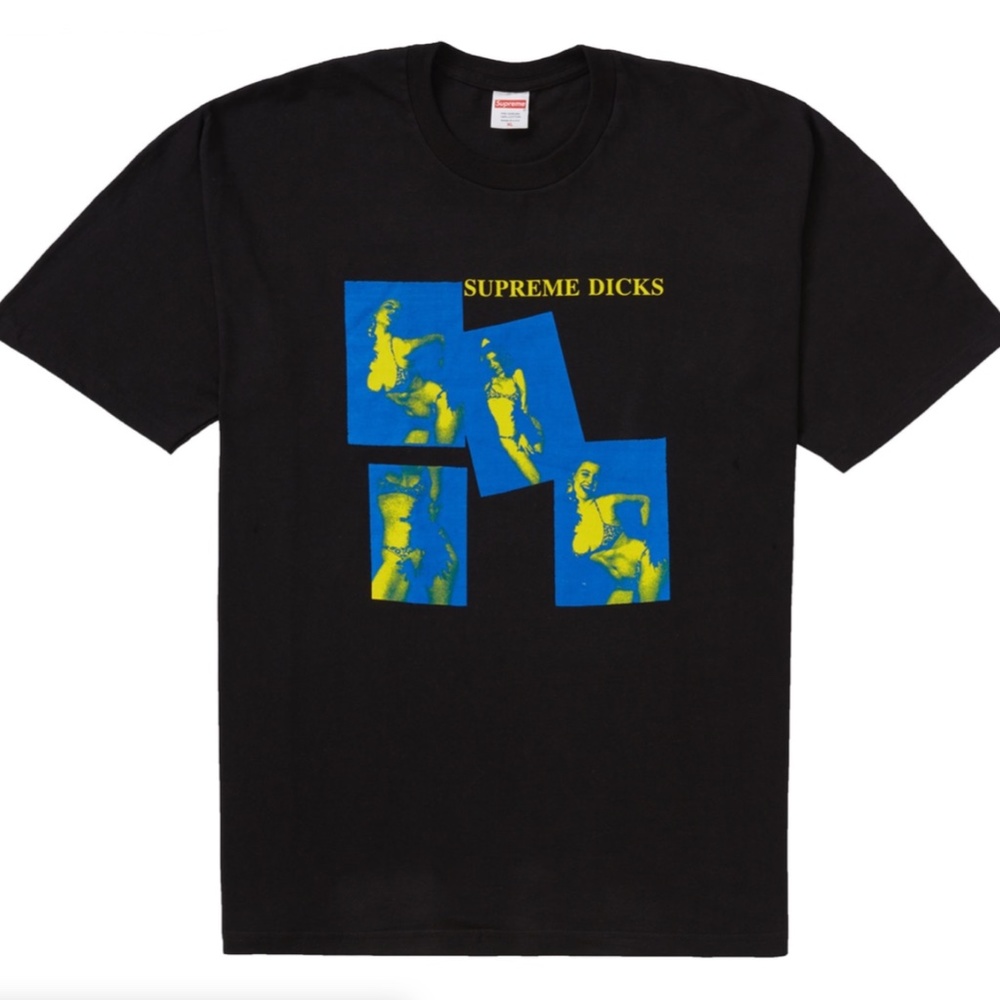 SUPREME FW20 "Supreme Dicks Tee" S/S T-Shirt band
